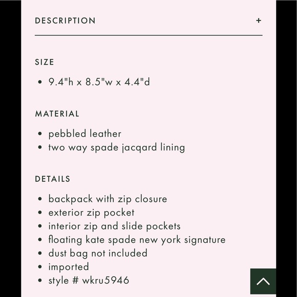 Kate Spade Jackson medium backpack nightcap (navy) - Picture 3 of 13